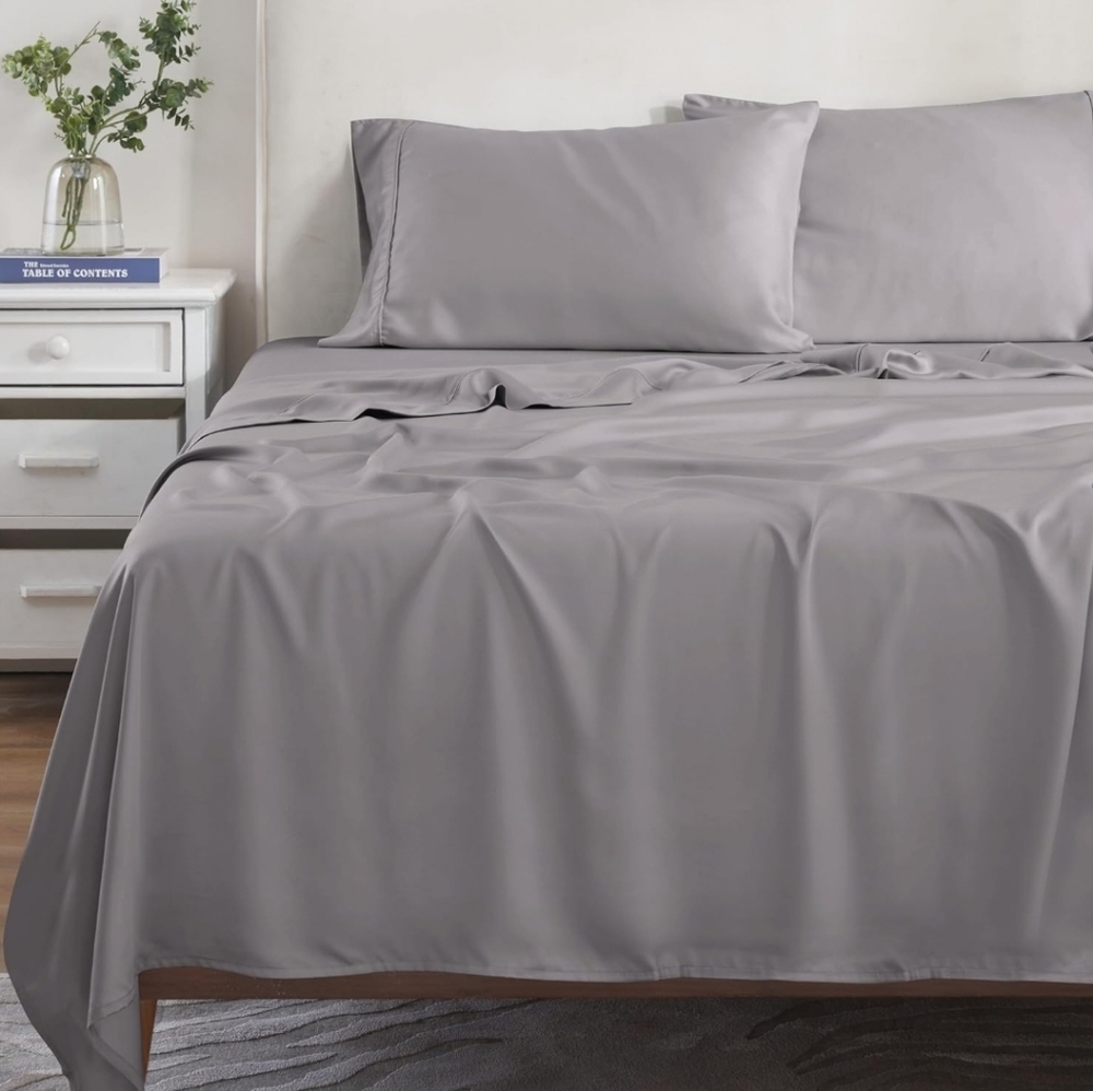 Superior Modal 300TC Solid Grey Sheet Set - Full